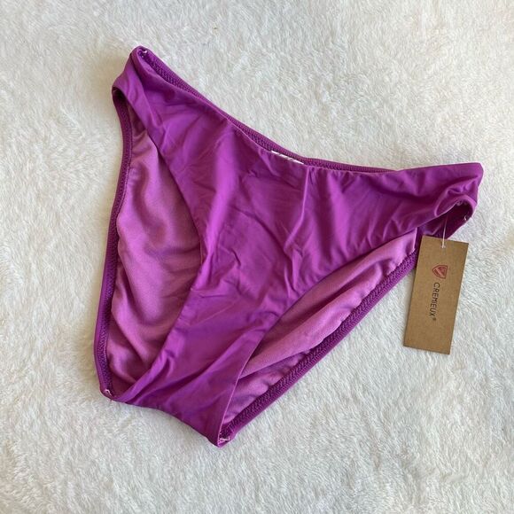 Amavi Purple High Waist Bikini Bottoms XS NEW - Picture 1 of 8